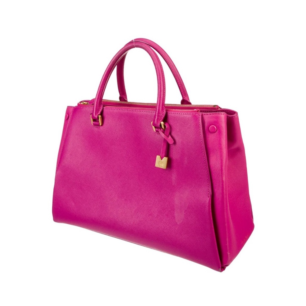 MCM handbag with unbranded crossbody strap